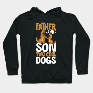 Cool dogs - father and son Hoodie